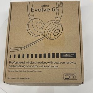 Jabra Evolve 65 Wireless Headset - Brand New!